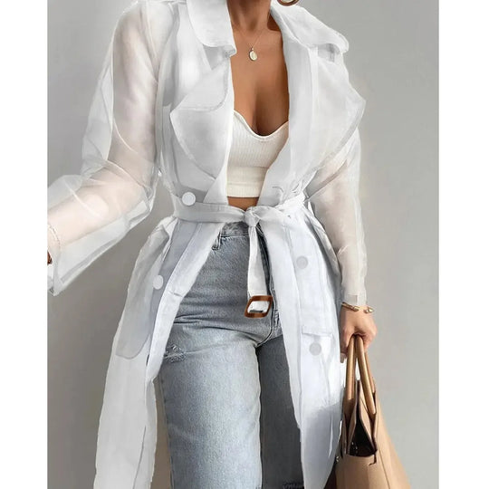R&B | Durchsichtiger Trenchcoat