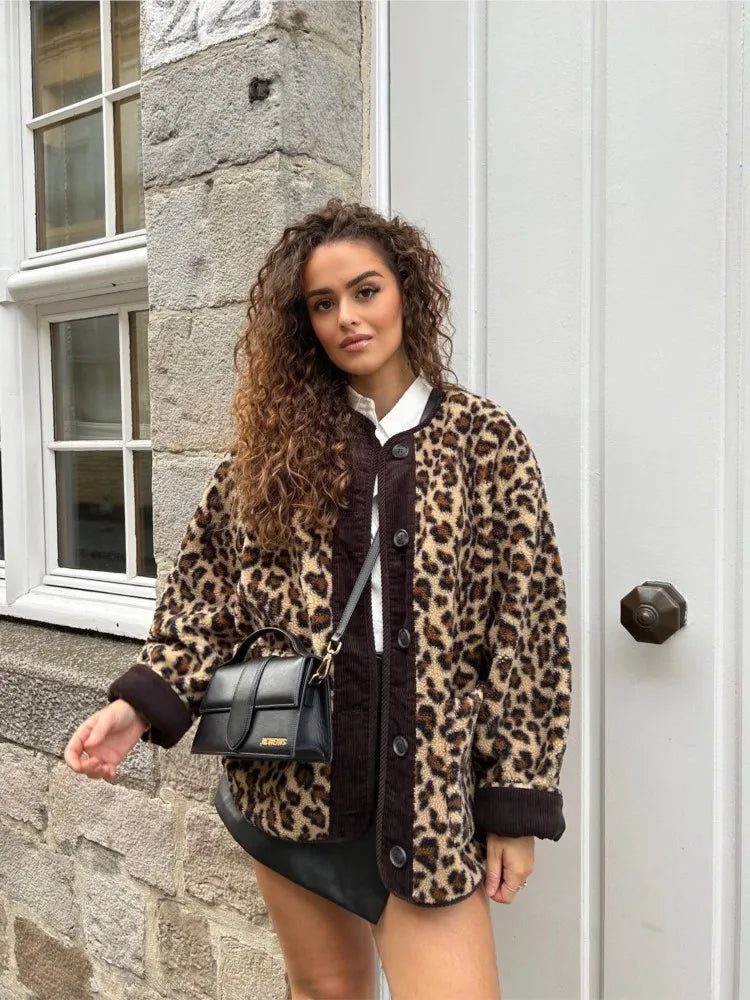 R&B | Leopardenmuster Mantel