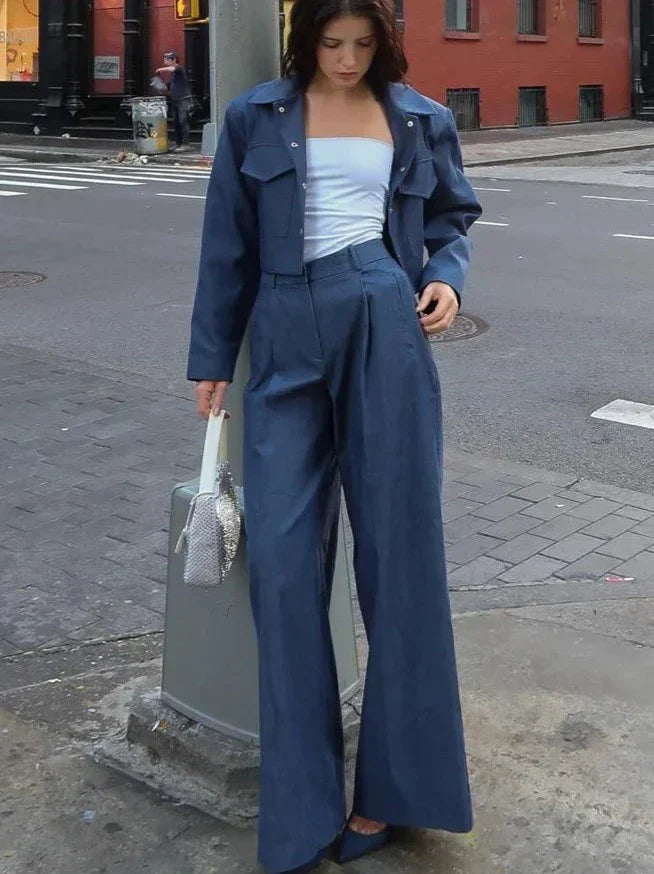R&B | Elegantes Streetwear Satz [Jacke+Hosen]