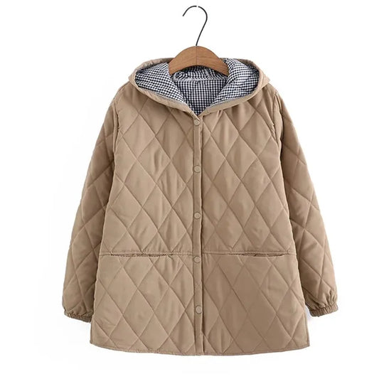 R&B | Übergröße Baumwoll Winterjacke für Damen
