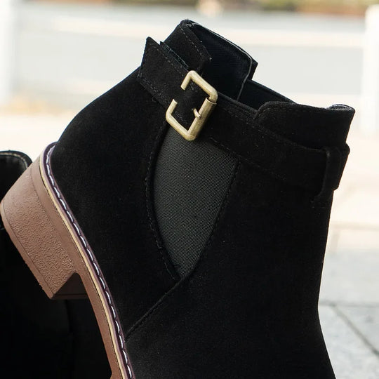 R&B | Runde Zehen Plattform Freizeitstiefel für Frühling und Herbst