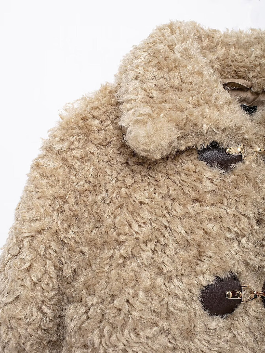 R&B | Teddyjacke für Damen mit Keren Schnallenverschluss