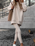 R&B | Set - Damen Herbst Oversized Pullover und Leggings Set