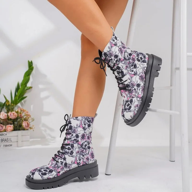 R&B | Damen Freizeit Schnürstiefel