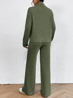 R&B | Gestrickte Hose und Rollkragenpullover für Damen