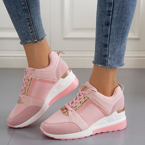 Blaue Frau Turnschuhe R&B