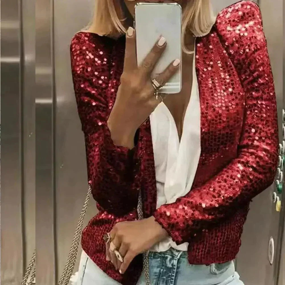 R&B | eleganter Blazer mit Pailletten