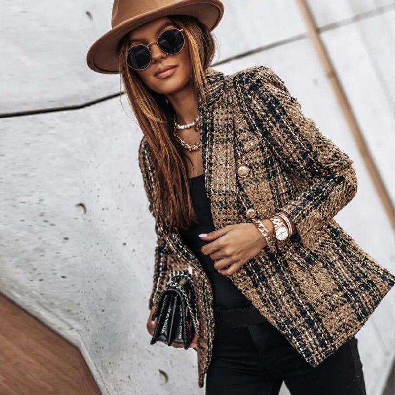 R&B | Luxuriöser Karierter Blazer