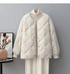 R&B | Vielseitige Schicke Rundhalsjacke mit Knopfverschluss