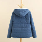 R&B | Winter Kapuzen Fleece-Gefütterte Jacke