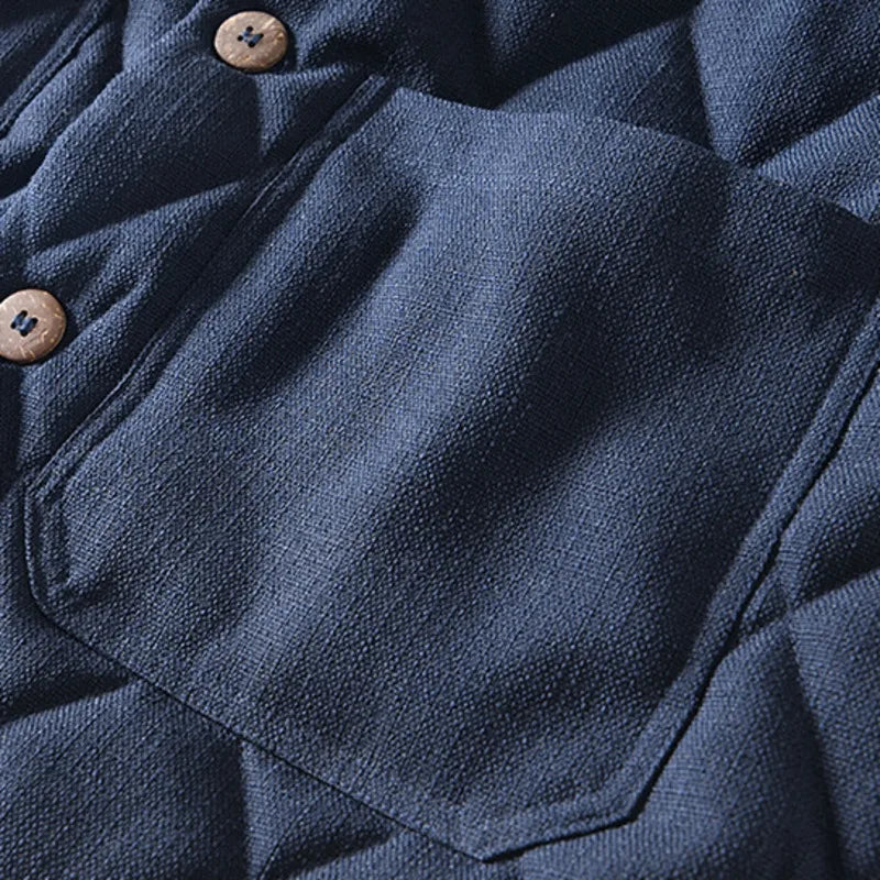 R&B | Sommerjacke Herren mit Knöpfen und Rautenförmiger Steppung