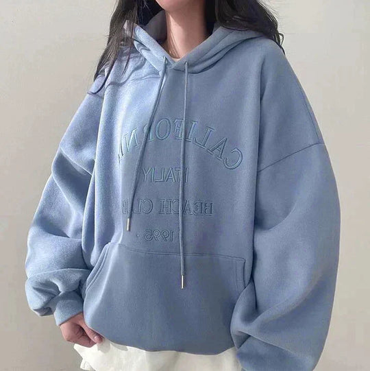 R&B | Oversized Damen Hoodie Mit Stickerei