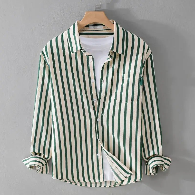 R&B | Stylisches Gestreiftes Button-Down Hemd
