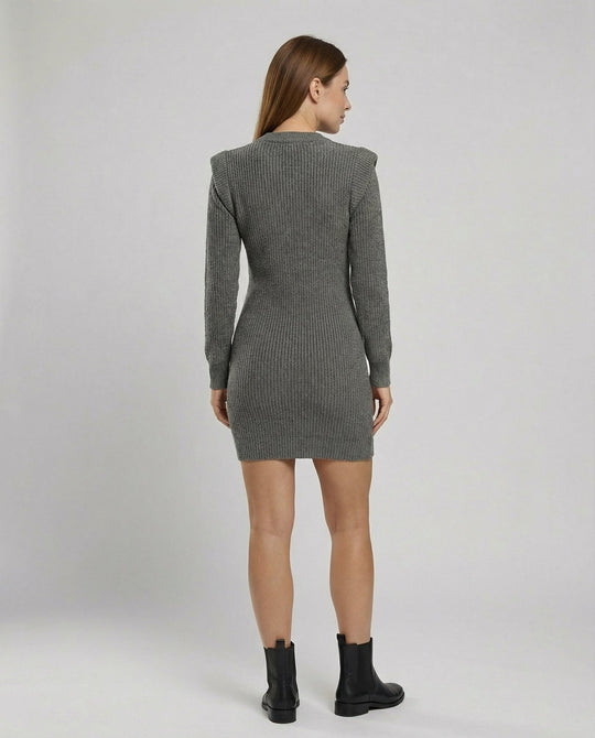 Elegantes Figurbetontes Strick Midikleid | R&B