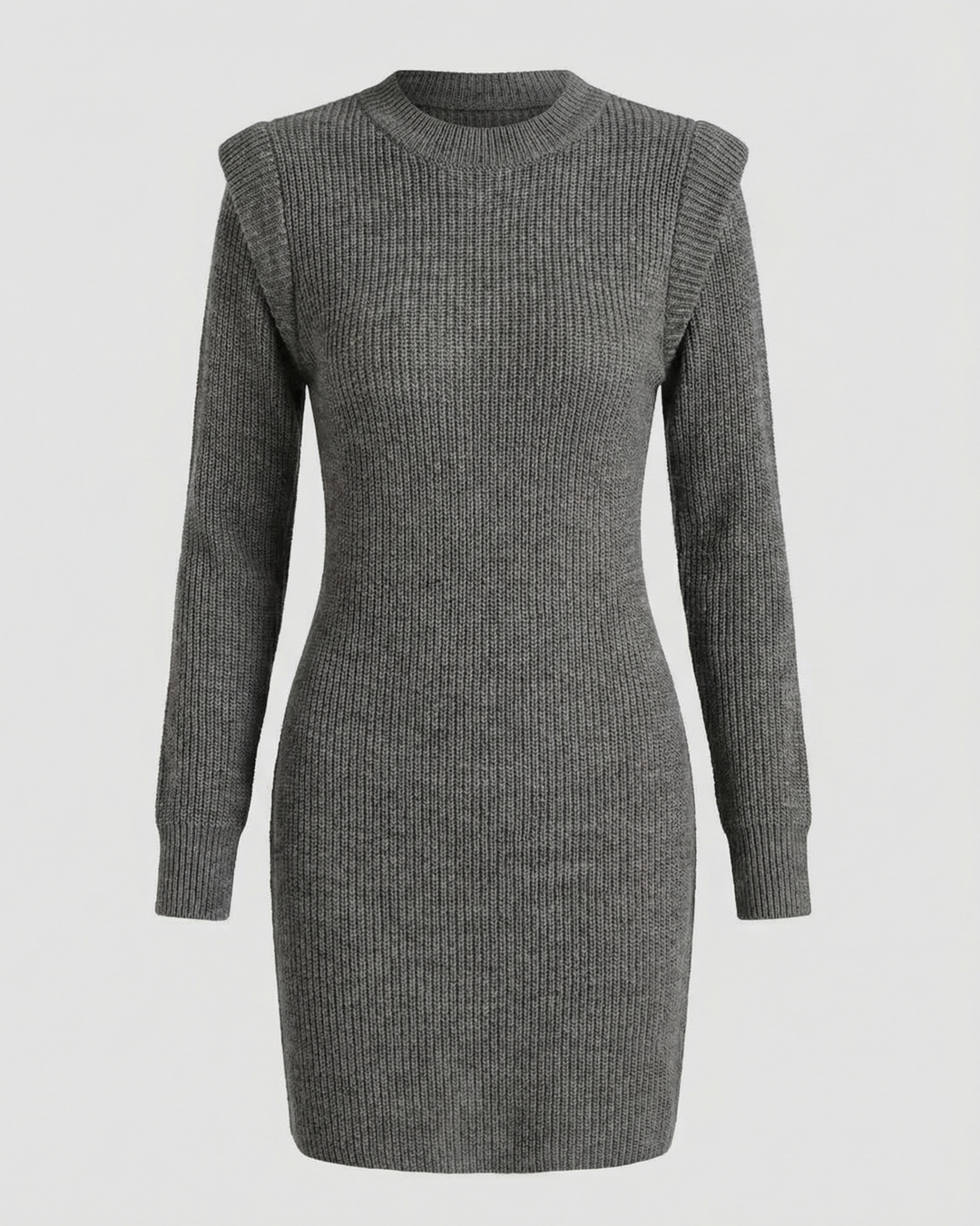 Elegantes Figurbetontes Strick Midikleid | R&B