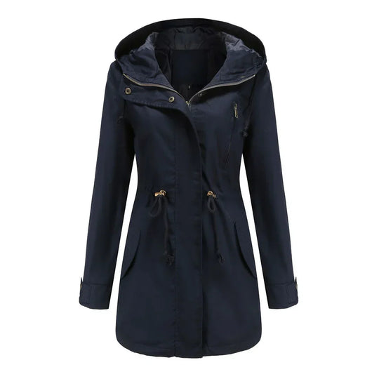 R&B | Damen Elegante Wasserdichte Regenjacke Für Outdoor Aktivitäten