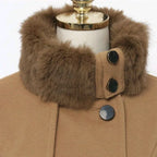 R&B | Damen Slim Fit Trenchcoat Eleganter Übermantel