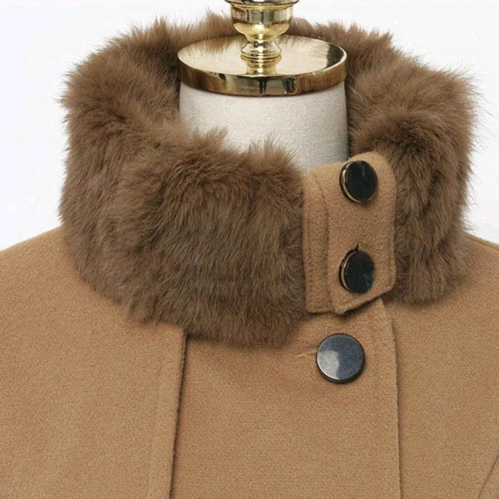 R&B | Damen Slim Fit Trenchcoat Eleganter Übermantel