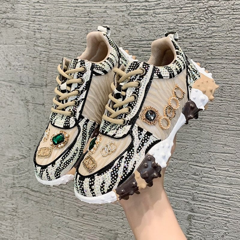 R&B | Funkelnde Diamanten Schuhe