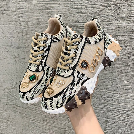 R&B | Funkelnde Diamanten Schuhe