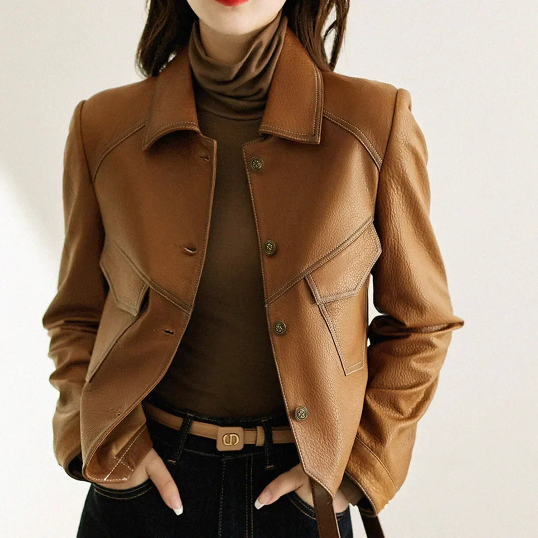R&B | Elegante Lederjacke