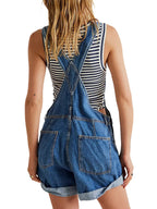 R&B | Ärmelloses Denim Overall Jumpsuit für Frauen