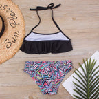 R&B | Neu Falbala Kids BadR&Bekleidung Badeanzug Neuer Druck Mädchen Kid Bikini Set 5 14 Jahre Kinder Bandage Schwimmanzug Strandbekleidung A247