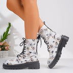 R&B | Damen Freizeit Schnürstiefel