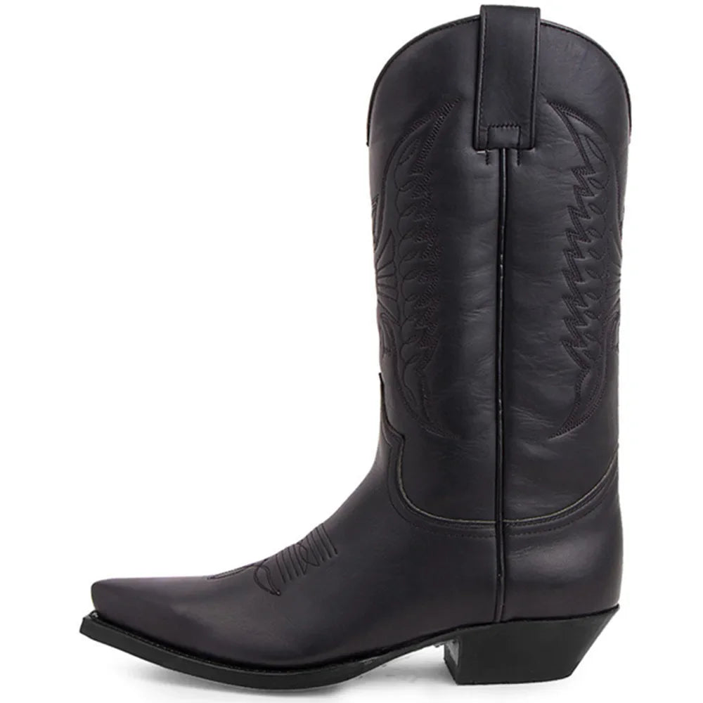 Klassische bestickte Cowboystiefel für zeitlosen Stil R&B