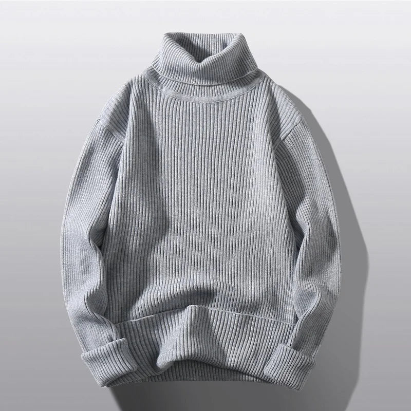 R&B | Rippstrick-rollkragen Weich und Warm Perfekt für Lagenlook