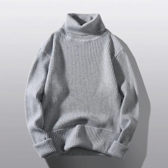 R&B | Rippstrick-rollkragen Weich und Warm Perfekt für Lagenlook