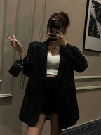R&B | Glänzender Paillettenblazer