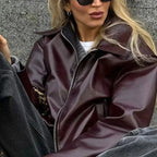 R&B | Modische Jacke mit langen Ärmeln und Reißverschluss