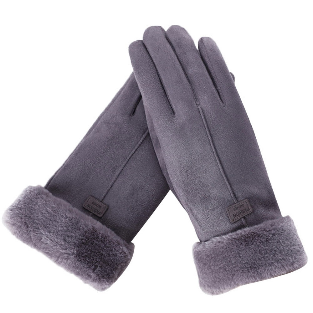 R&B | Schicke und Stilvolle Winter Furry Handschuhe für Frauen
