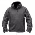 R&B | Taktische Fleecejacke mit Kapuze Polyester Wärme und Funktionalität