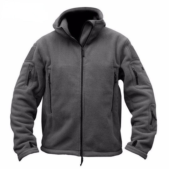 R&B | Taktische Fleecejacke mit Kapuze Polyester Wärme und Funktionalität