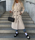 R&B | Schicke Taillierte Damen Wolljacke mit Gürtel