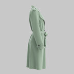 R&B | Klassischer Trenchcoat mit Gürtel