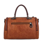 R&B | Geräumige Handtasche aus weichem mit Riemen und Reißverschluss