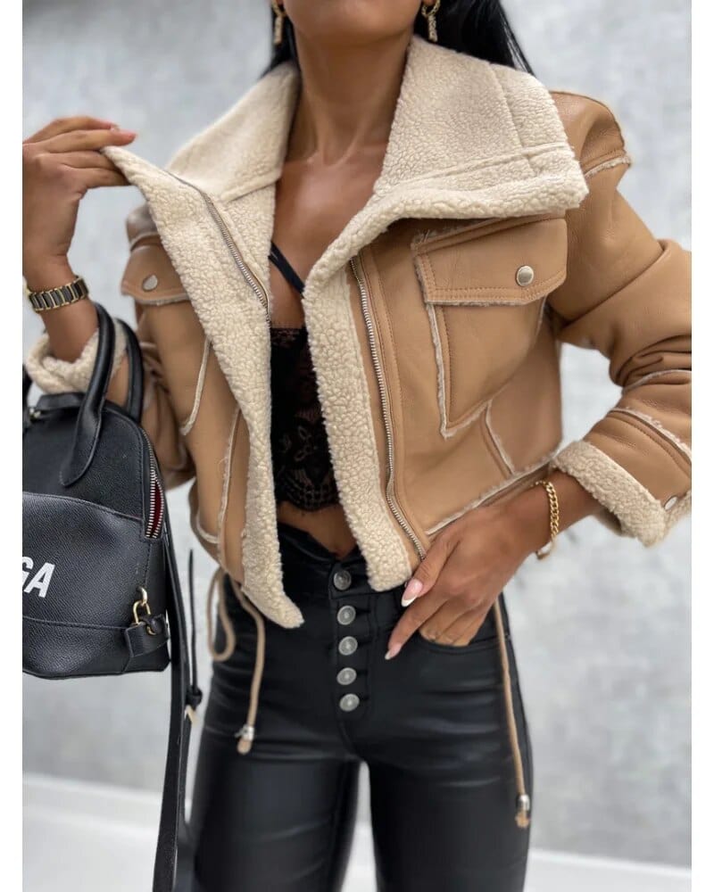 R&B | Warme Jacke Chic Saisonkollektion Ideal für den Winter