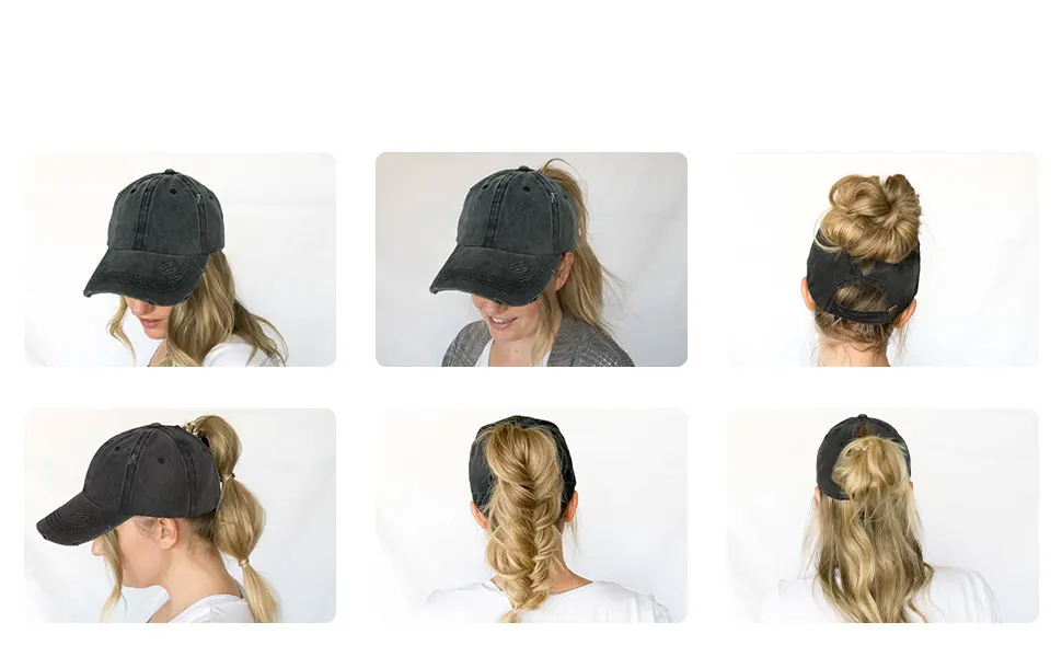 R&B | Pferdeschwanz BasR&Ballcap mit Atmungsaktivem Komfort und Uv Schutz
