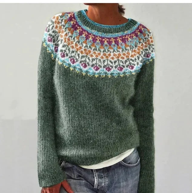R&B | Clair Strickpulli Herbst Mit Mustern