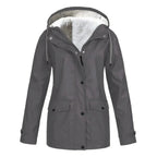R&B | Wasserdichte Fleece-Hoodie-Jacke