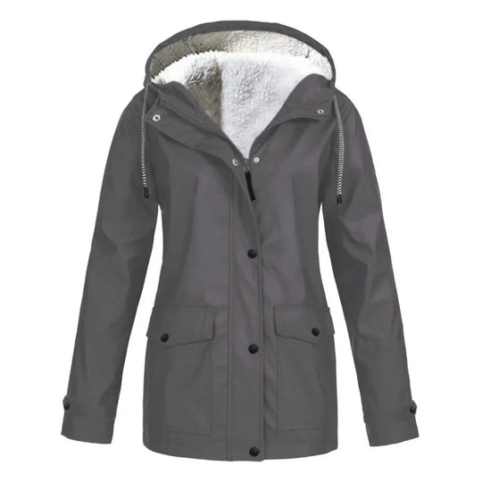 R&B | Wasserdichte Fleece-Hoodie-Jacke