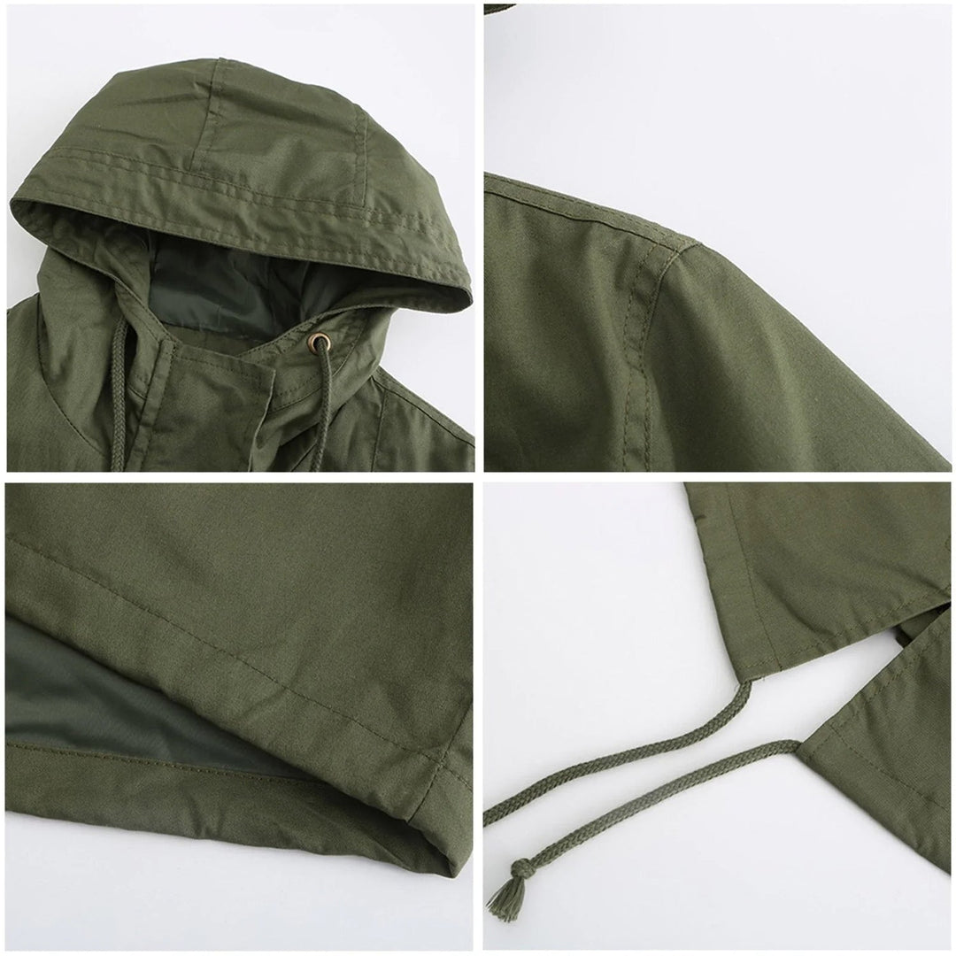 R&B | Damen Elegante Wasserdichte Regenjacke Für Outdoor Aktivitäten