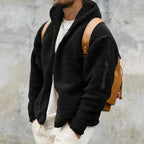 R&B | Herren Kapuzen-Fleecejacke