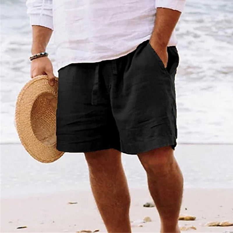 R&B | Leinen Luxus Shorts für Männer