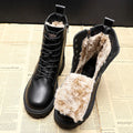 Luxe Schwarze Winterstiefel