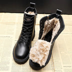 Luxe Schwarze Winterstiefel
