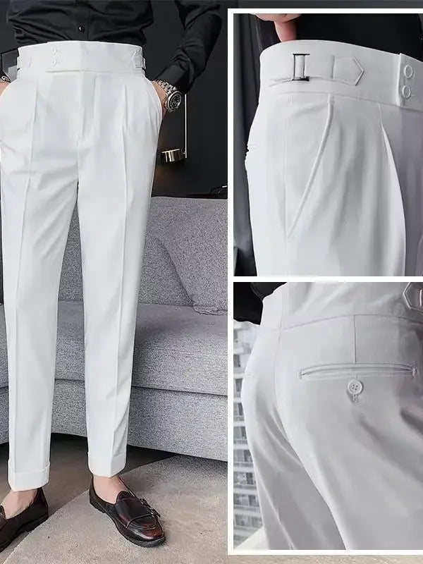 R&B | Chic Hochtaillierte Chinohose